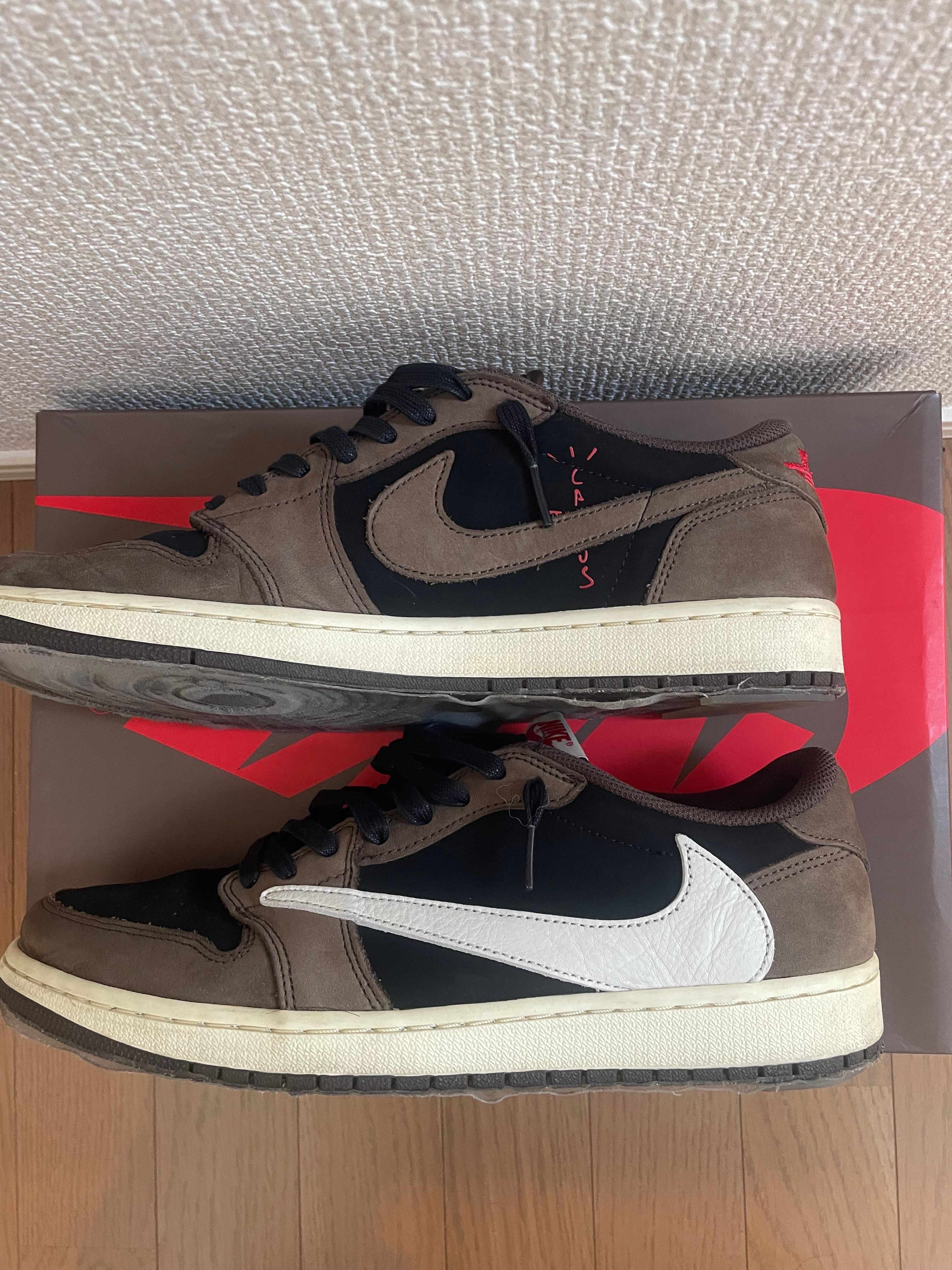 Travis Scott × Nike Air Jordan 1 Low OG SP-T "Black/Dark Mocha"