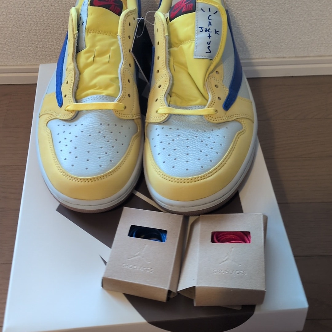 Travis Scott × Nike Women's Air Jordan 1 Retro Low OG "Canary"