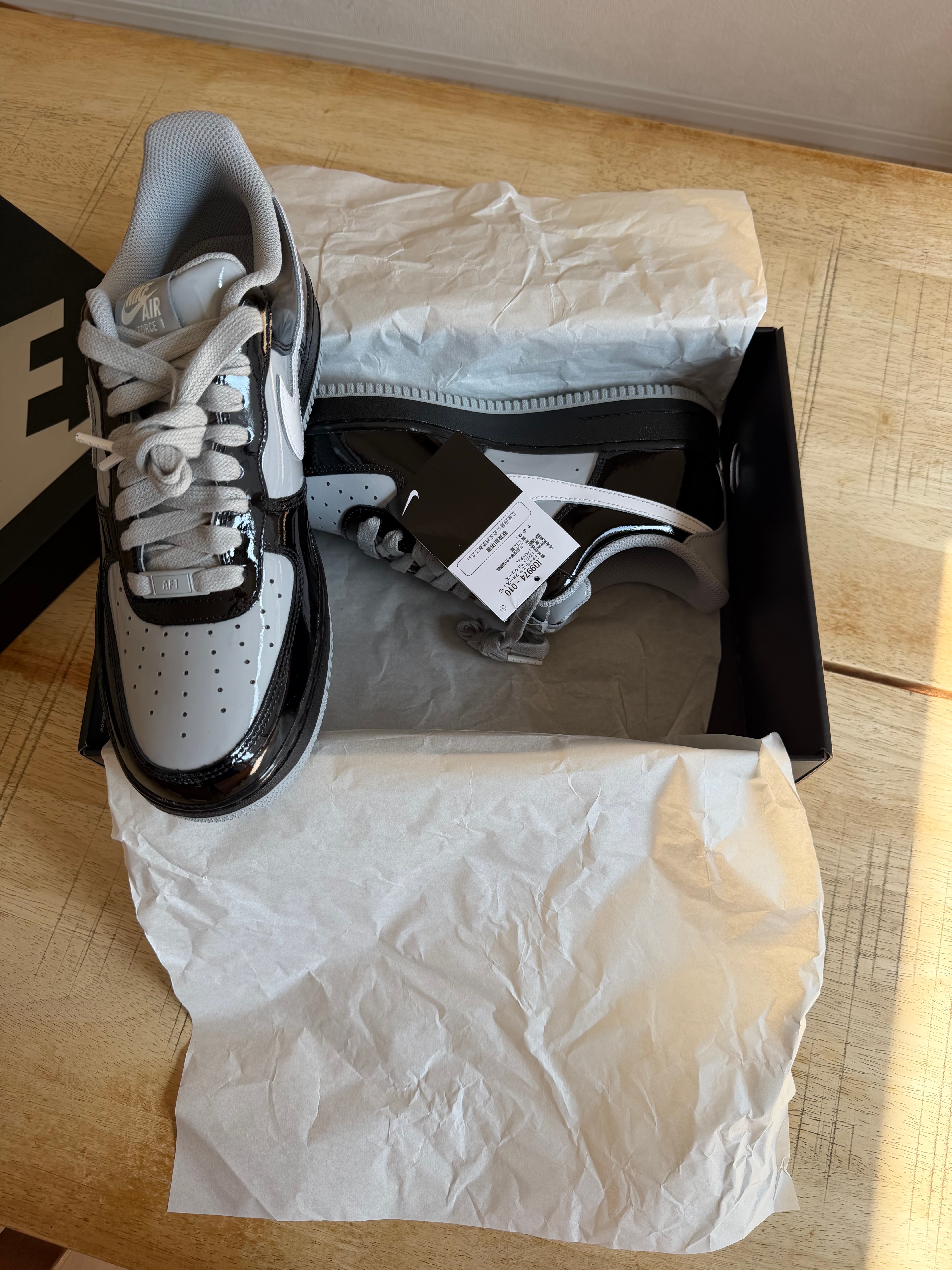 Central Cee × Nike Air Force 1 Low "Black/Light Smoke Grey"