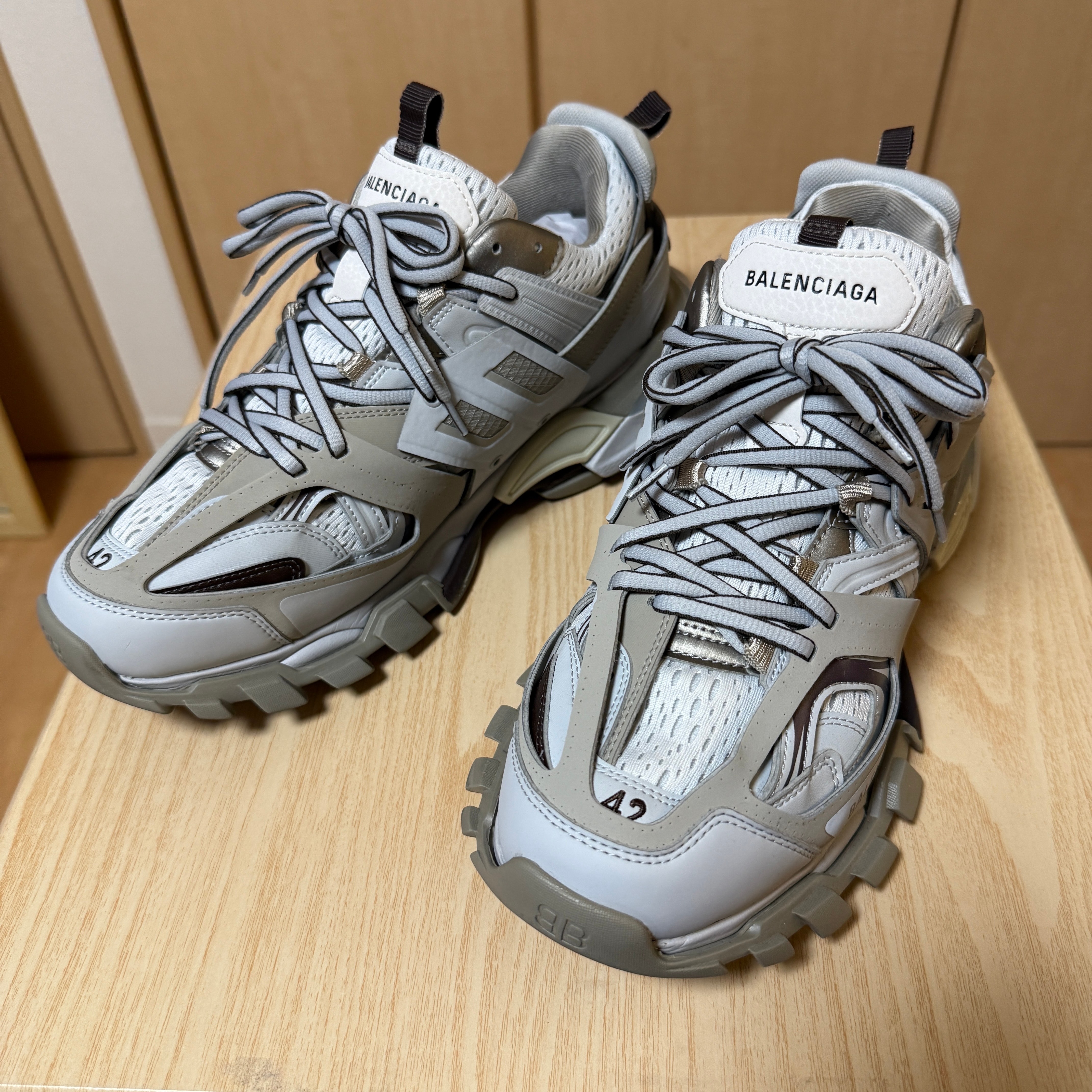 BALENCIAGA Track Sneaker "Brown/Beige"