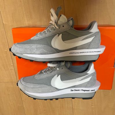 Fragment × sacai × Nike LD Waffle "Light Smoke Grey"