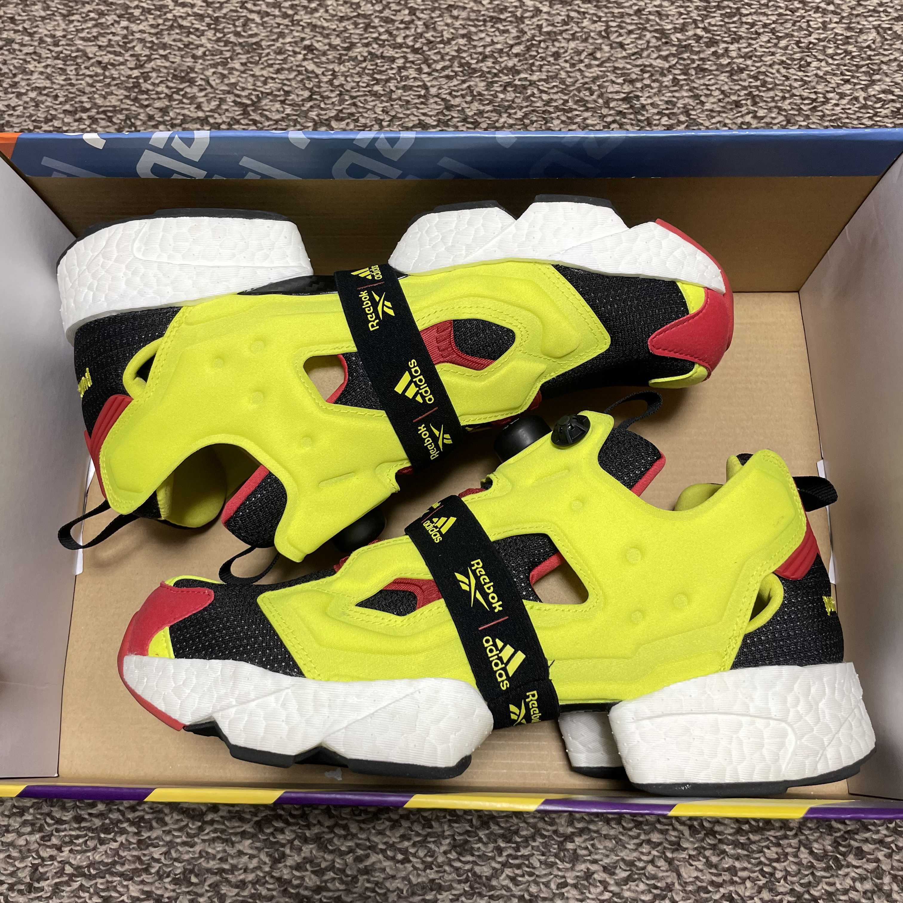 ADIDAS × REEBOK INSTAPUMP FURY BOOST OG  "YELLOW/RED"