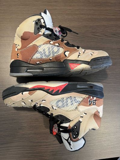 Supreme × Nike Air Jordan 5 Retro "Desert Camo"