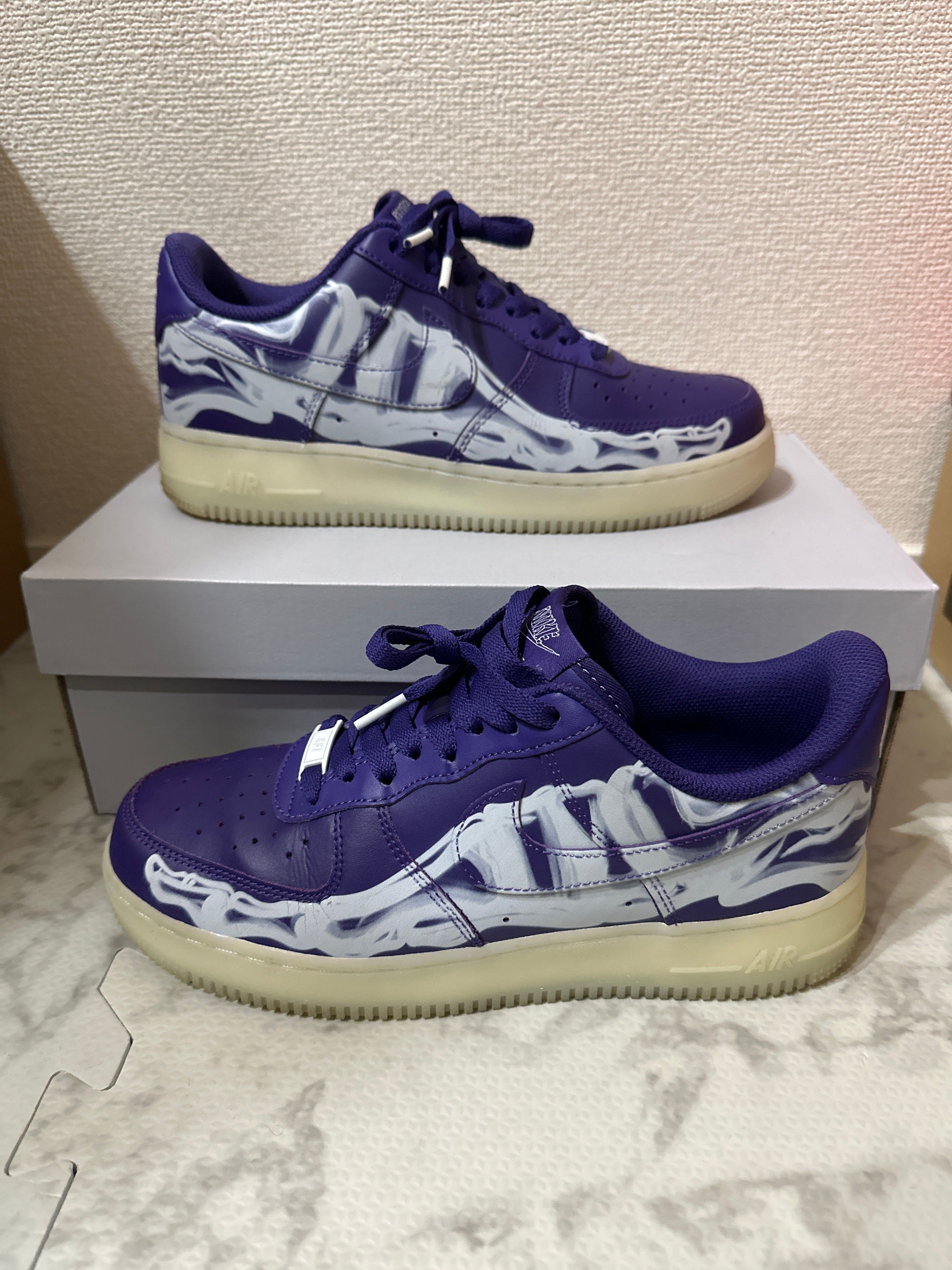 Nike Air Force 1 "Purple Skeleton"