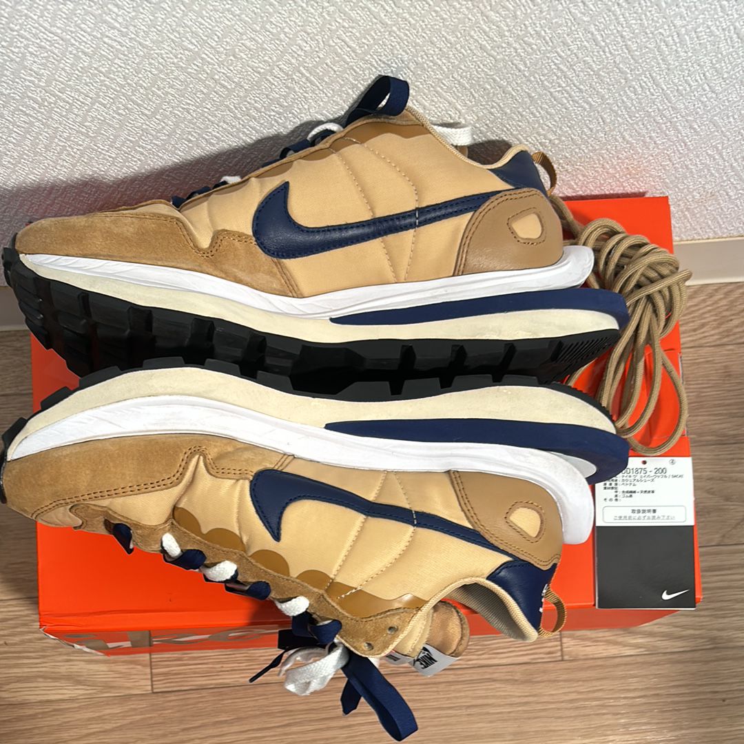 Sacai × Nike Vapor Waffle "Sesame And Blue Void"