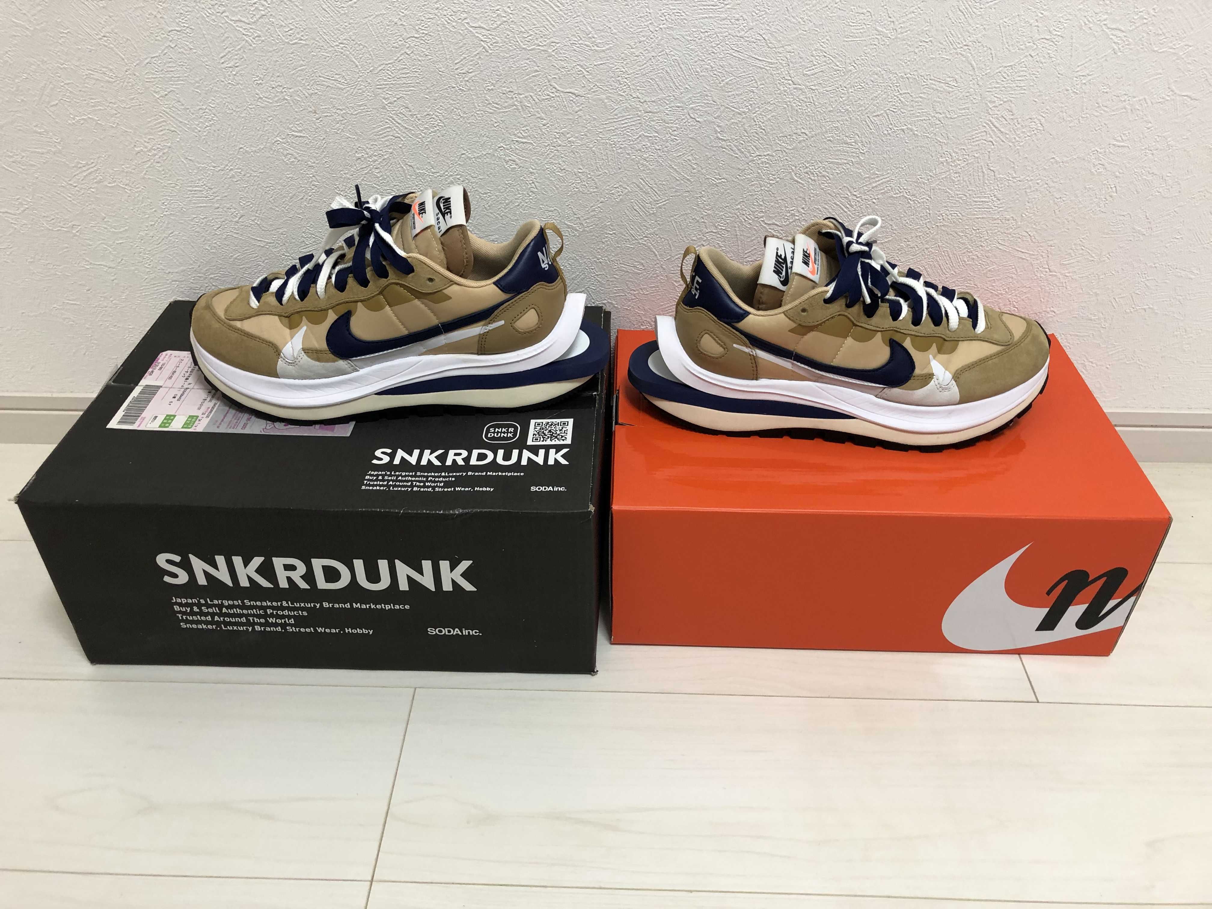 Sacai × Nike Vapor Waffle "Sesame And Blue Void"