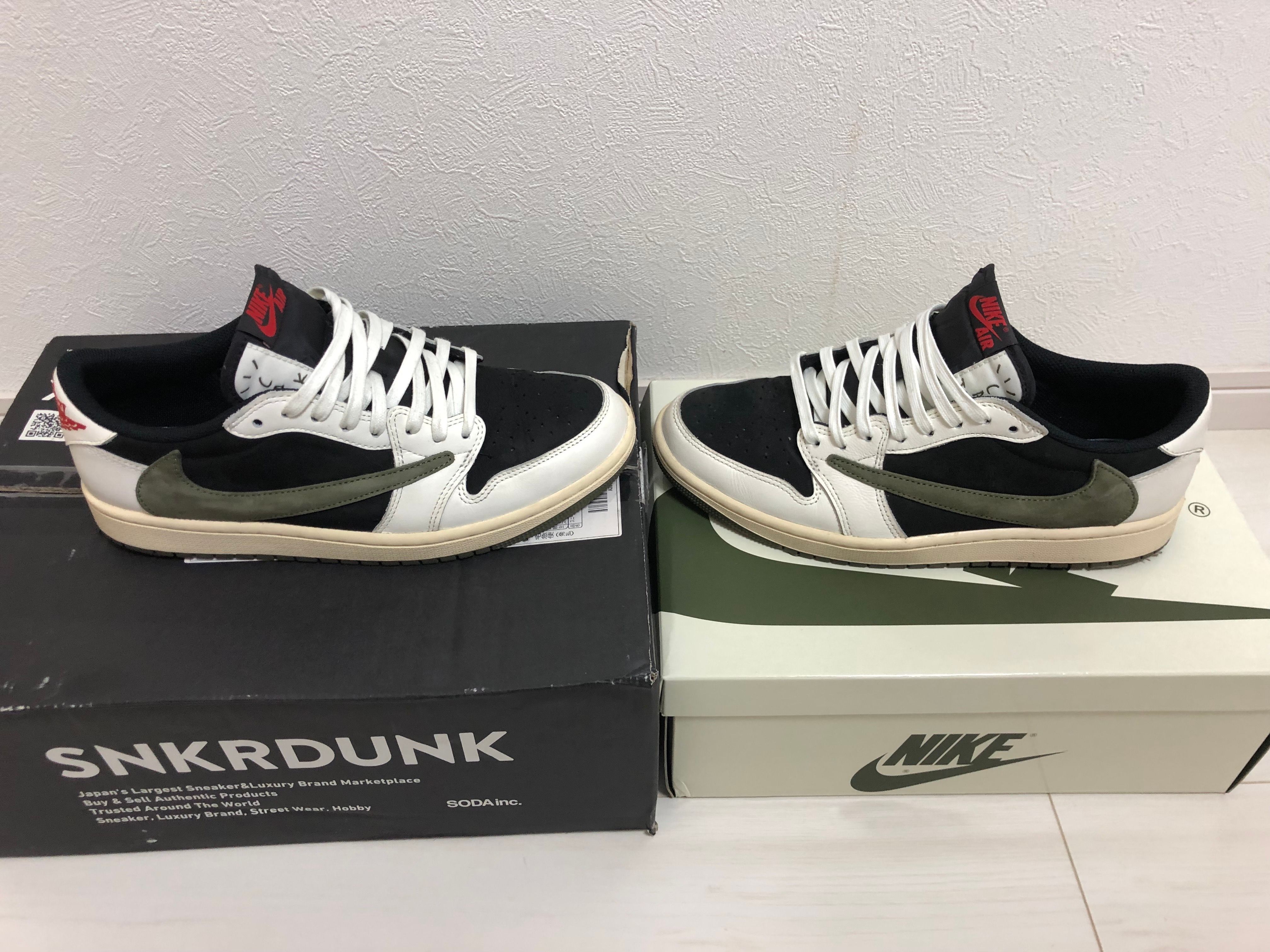 Travis Scott × Nike Women's Air Jordan 1 Low OG "Medium Olive"