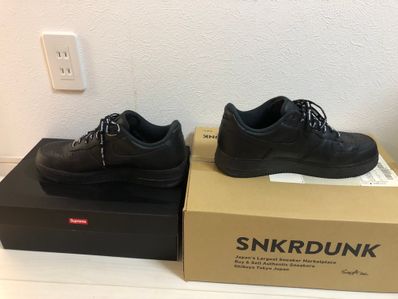 Supreme × Nike Air Force 1 Low "Black"