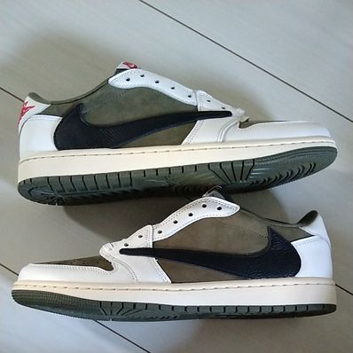 Travis Scott × Nike Air Jordan 1 Low OG SP "Reverse Olive"