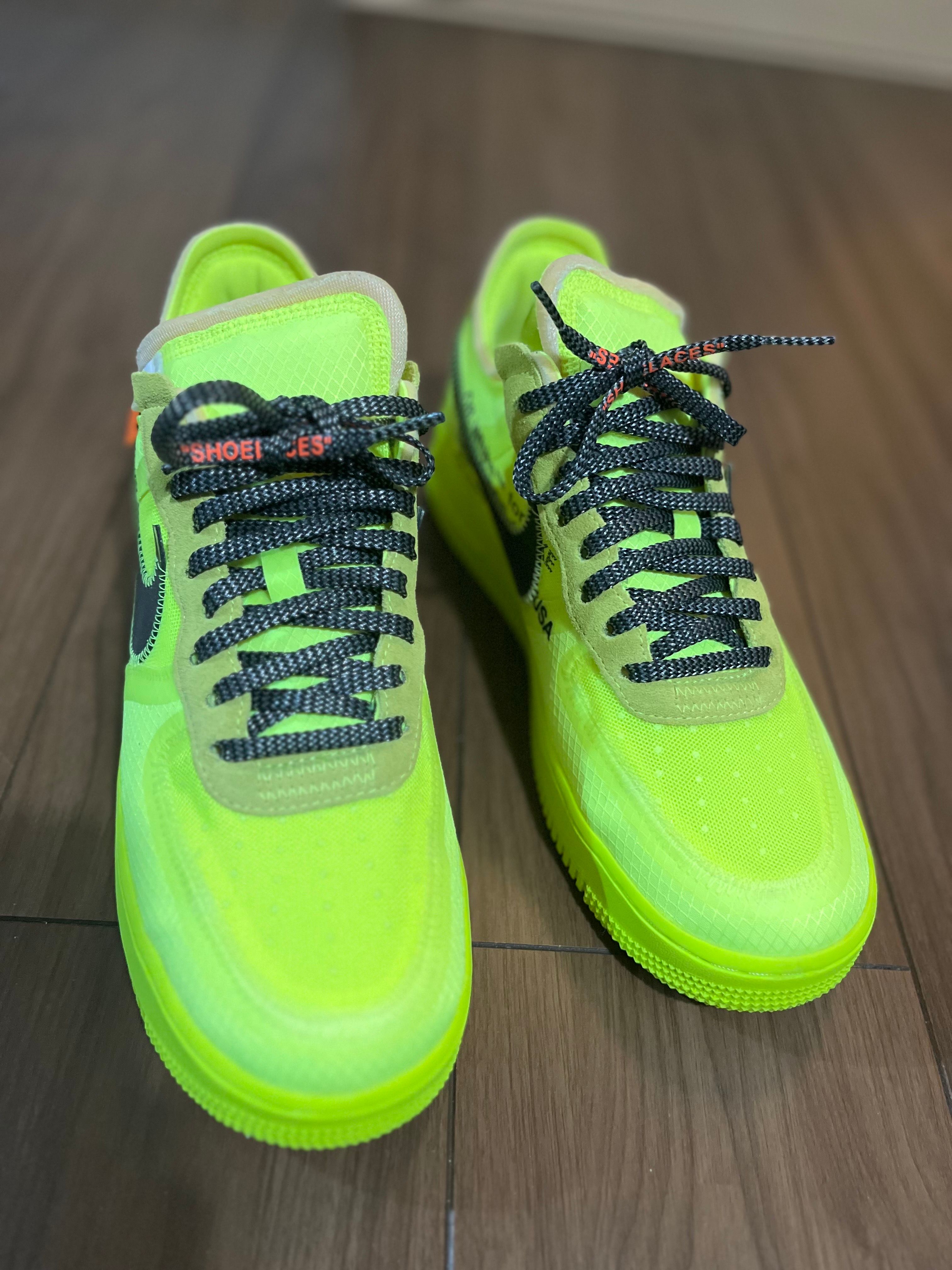 Off-White × Nike Air Force 1 Low "Volt"