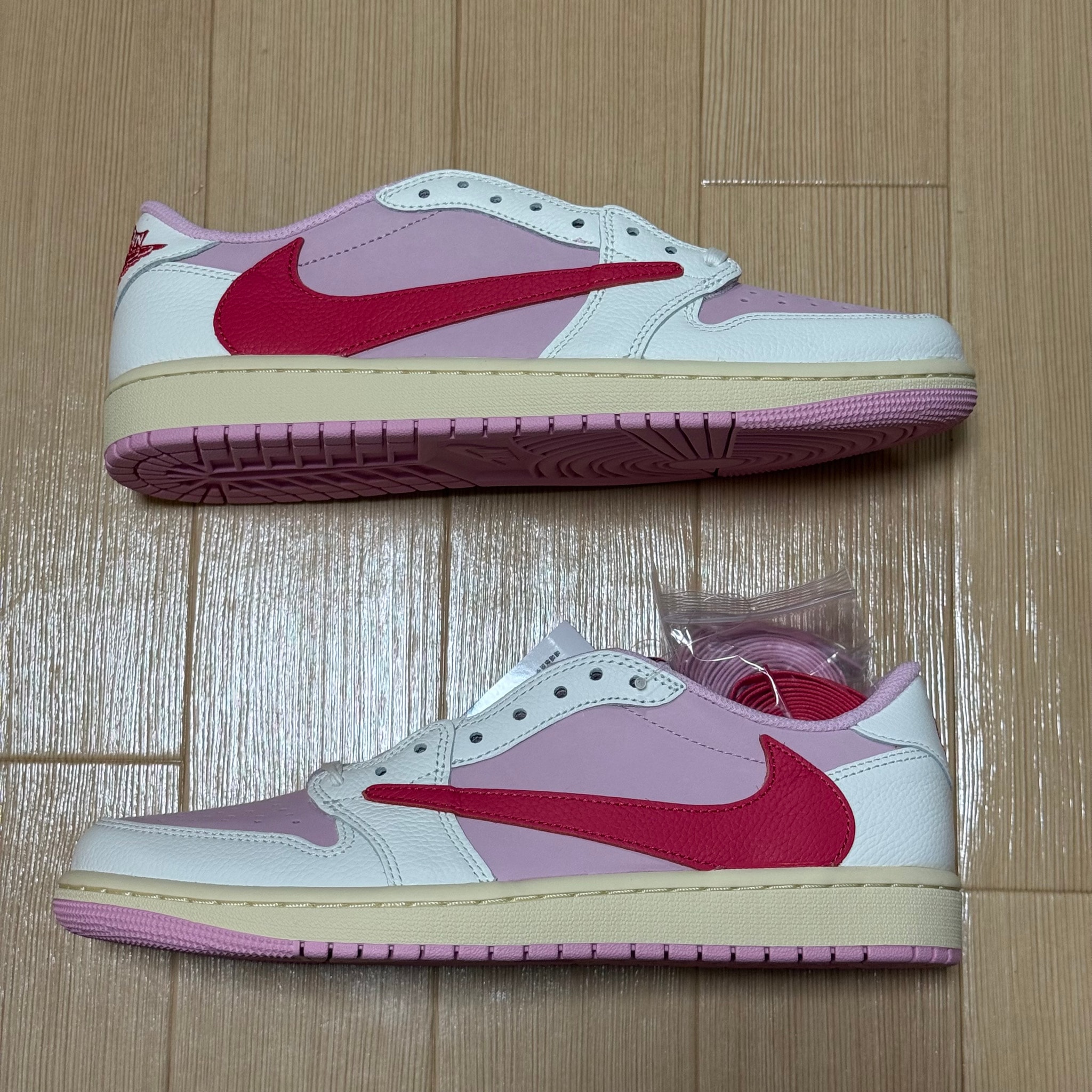 Travis Scott × Nike Air Jordan 1 Retro Low OG "Sail/Tropical Pink"