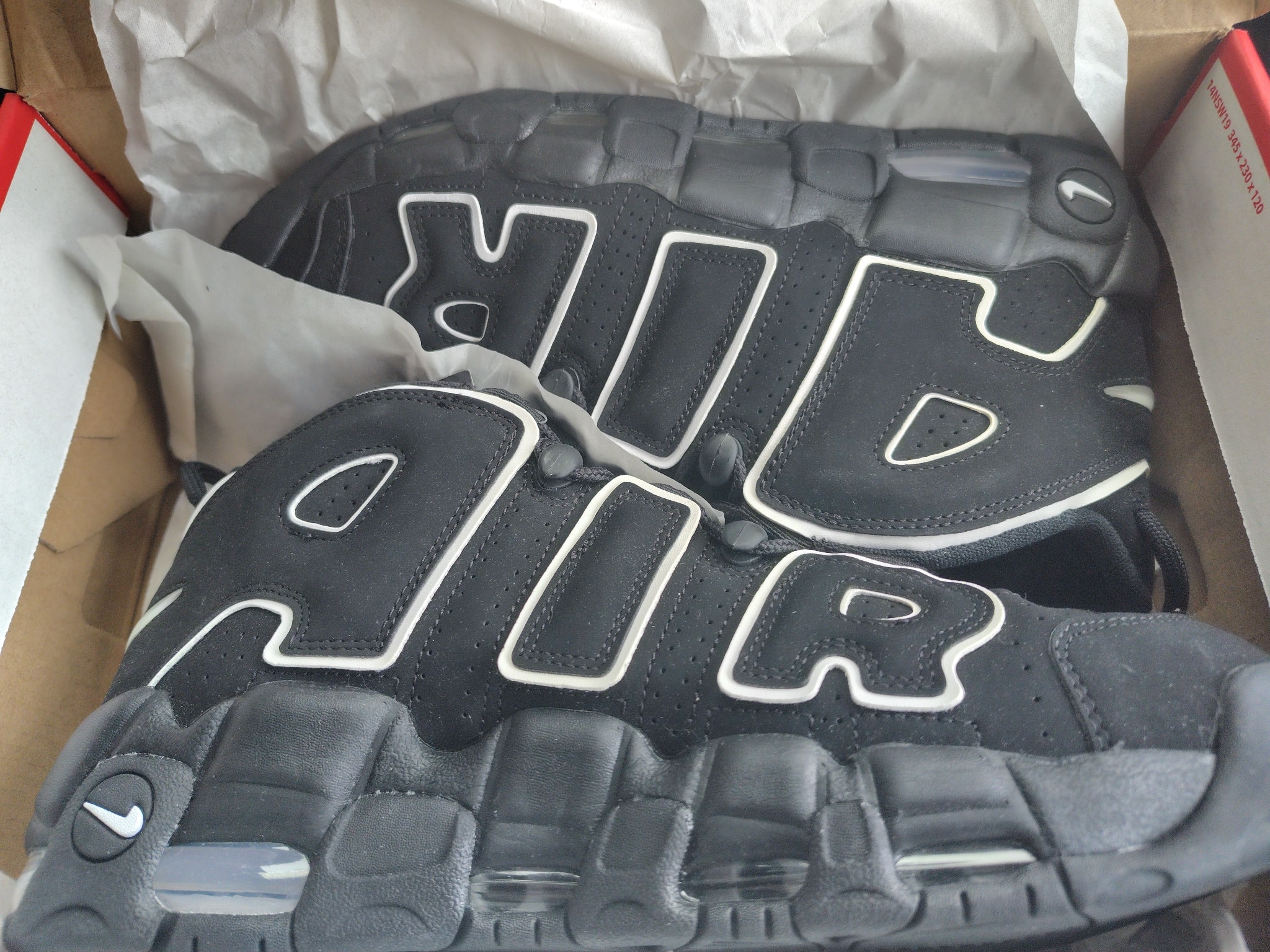 Nike Air More Uptempo "Black/White"(2020)
