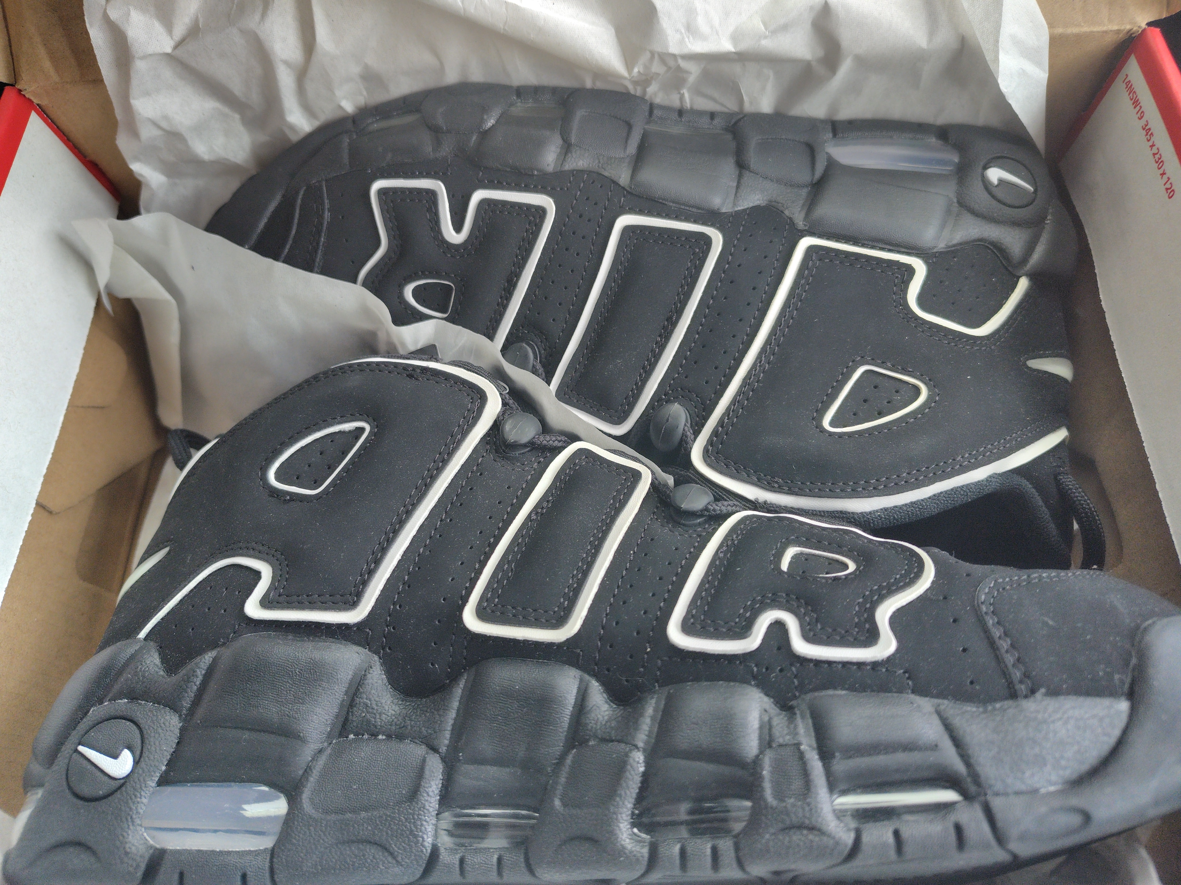 Nike Air More Uptempo "Black/White"(2020)