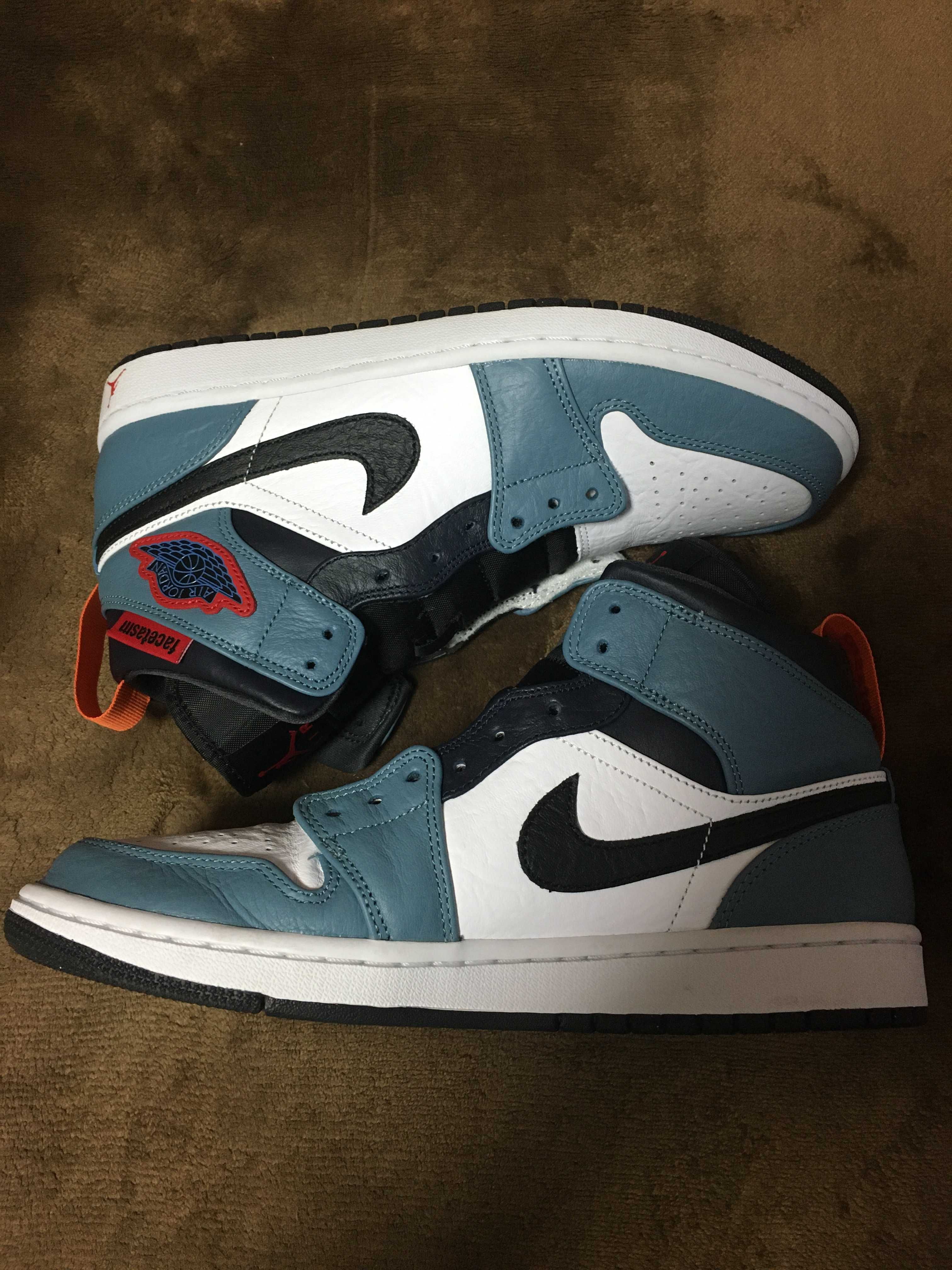 FACETASM × Nike Air Jordan 1 Mid "White/Navy"