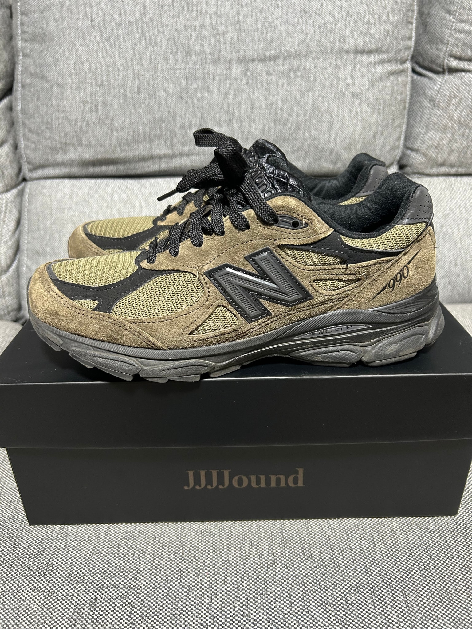 JJJJound × New Balance 990V3 "Slate Black"
