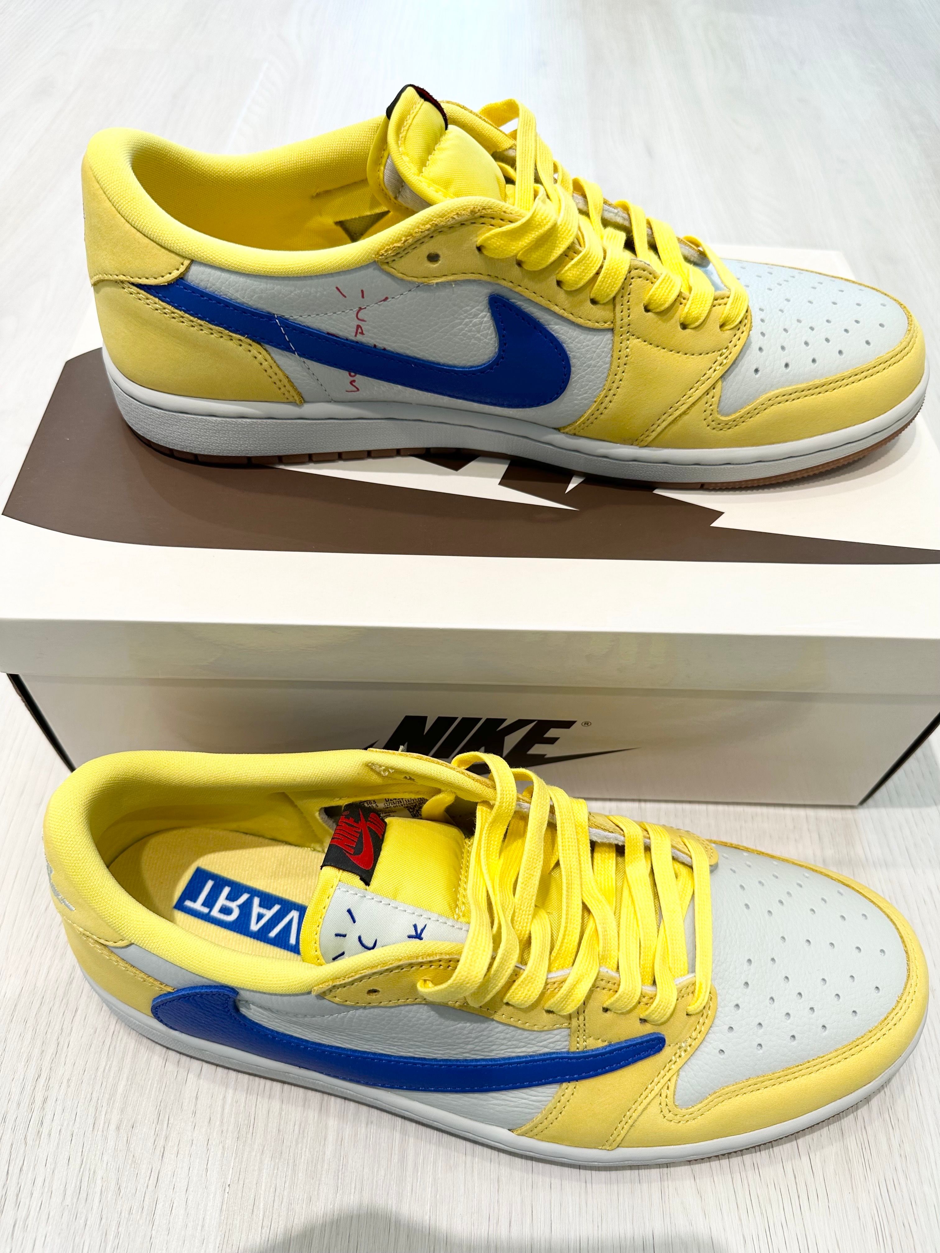 Travis Scott × Nike Women's Air Jordan 1 Retro Low OG "Canary"