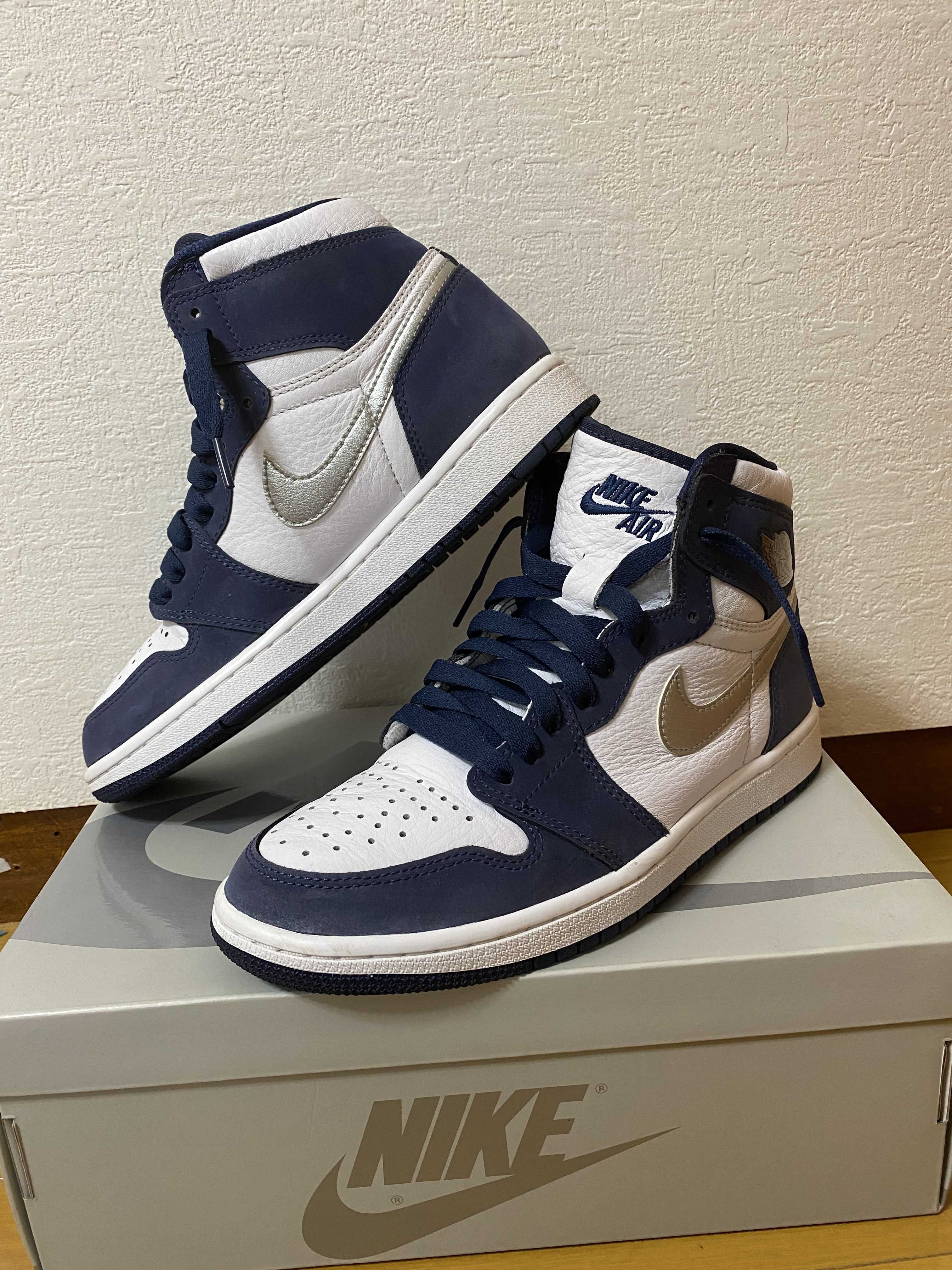 Nike Air Jordan 1 High OG CO.JP "White/Midnight Navy" (2020)(ブリーフケースなし)