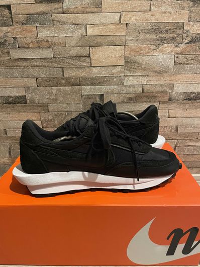 sacai × Nike LDV Waffle "Triple Black"