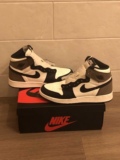 Nike GS Air Jordan 1 High OG "Sail/Dark Mocha/Black"