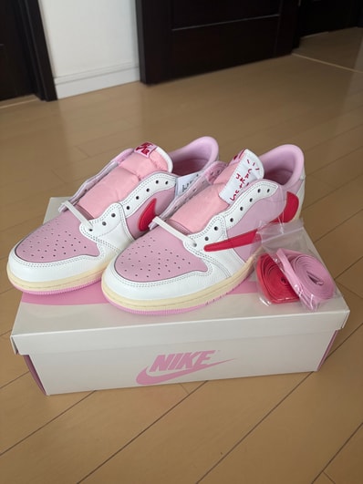 Travis Scott × Nike Air Jordan 1 Retro Low OG "Sail/Tropical Pink"