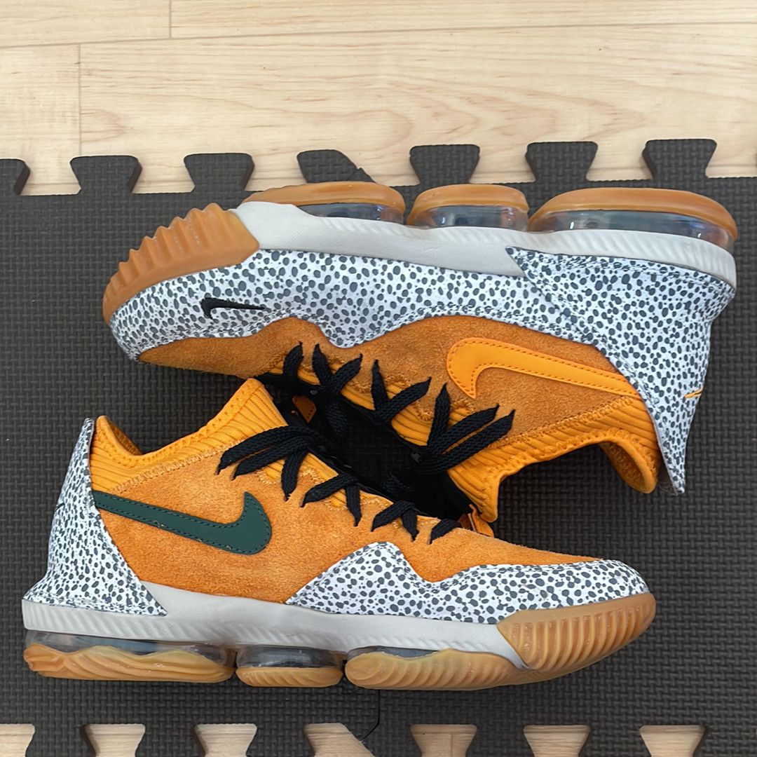 atmos × Nike LeBron 16 Low "Safari" (CD9471-800/CI3358-800)
