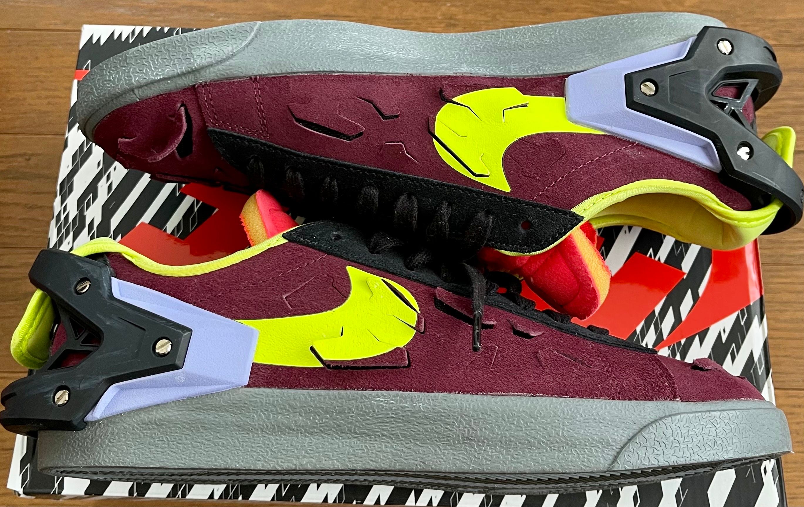 ACRONYM × Nike Blazer Low "Night Maroon"