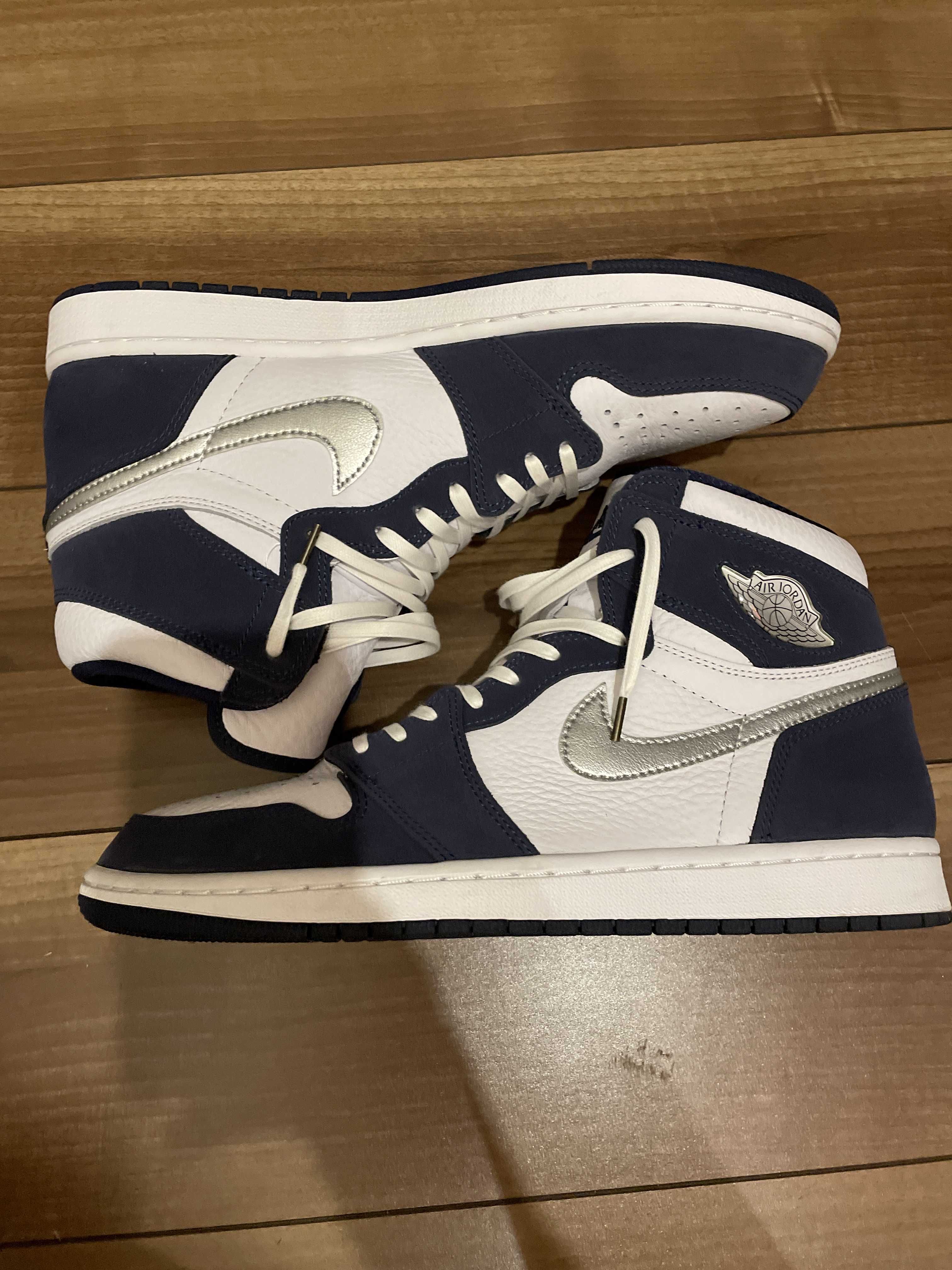 Nike Air Jordan 1 High OG CO.JP "White/Midnight Navy" (2020)(ブリーフケースなし)