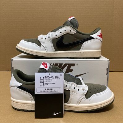 Travis Scott × Nike PS Air Jordan 1 Low OG SP "Reverse Olive"