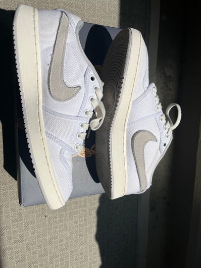 UNION × Nike Air Jordan 1 Low KO "White Canvas"