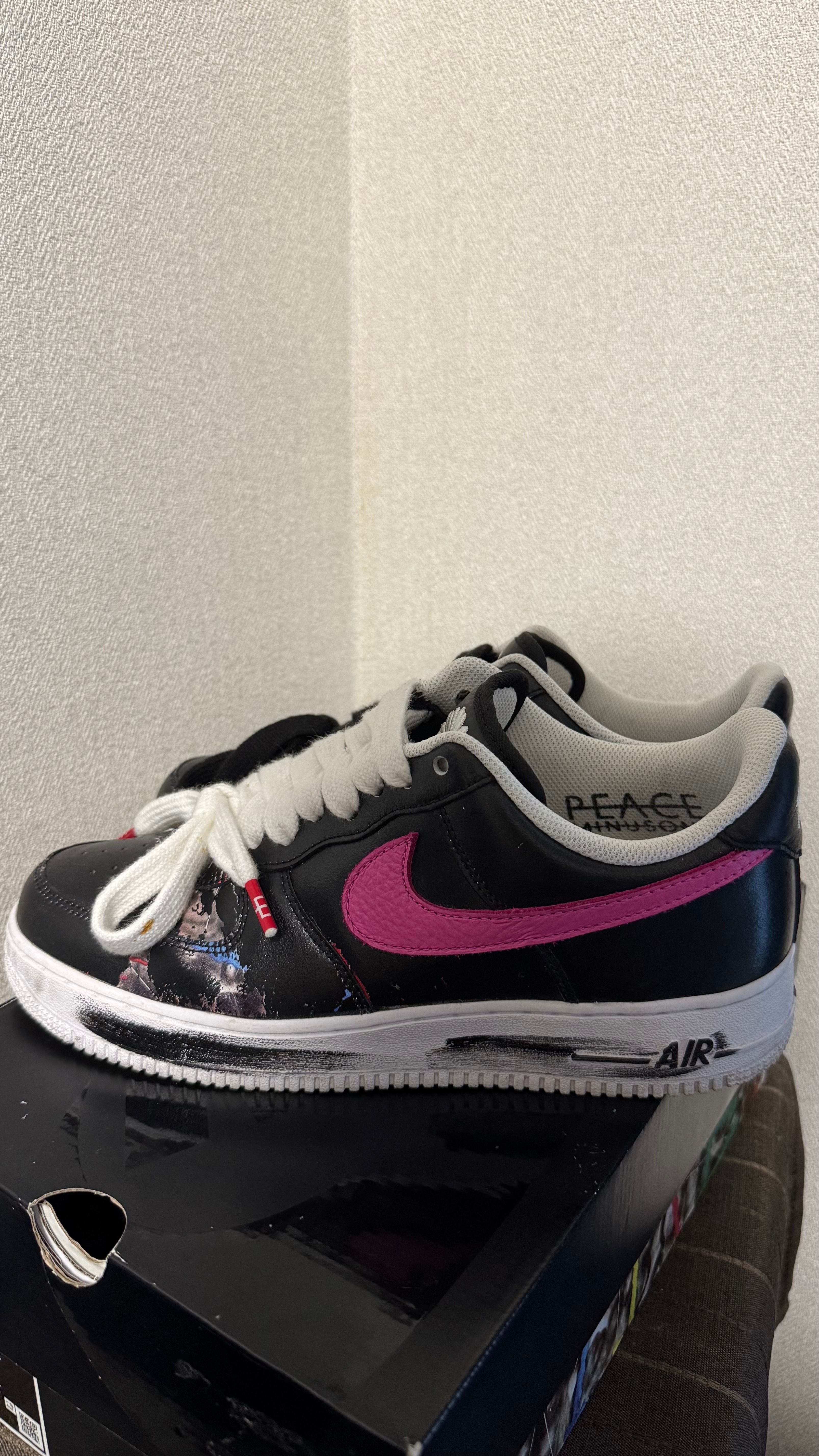 PEACEMINUSONE × Nike Air Force 1 Low '07 Para-Noise 3.0 "Black and Multi-Color" / G-DRAGON