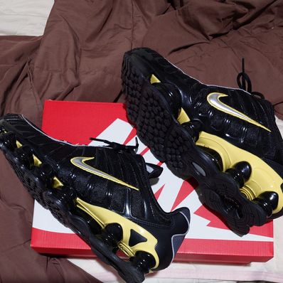 Nike Shox TL "Black/Dynamic Yellow/Metallic Silver"