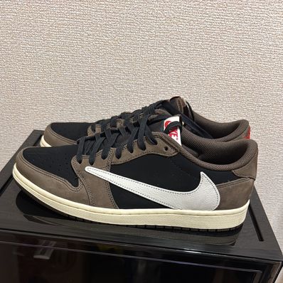 Travis Scott × Nike Air Jordan 1 Low OG SP-T "Black/Dark Mocha"