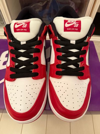 Nike SB Dunk Low Pro "J-Pack Chicago/Varsity Red and White"