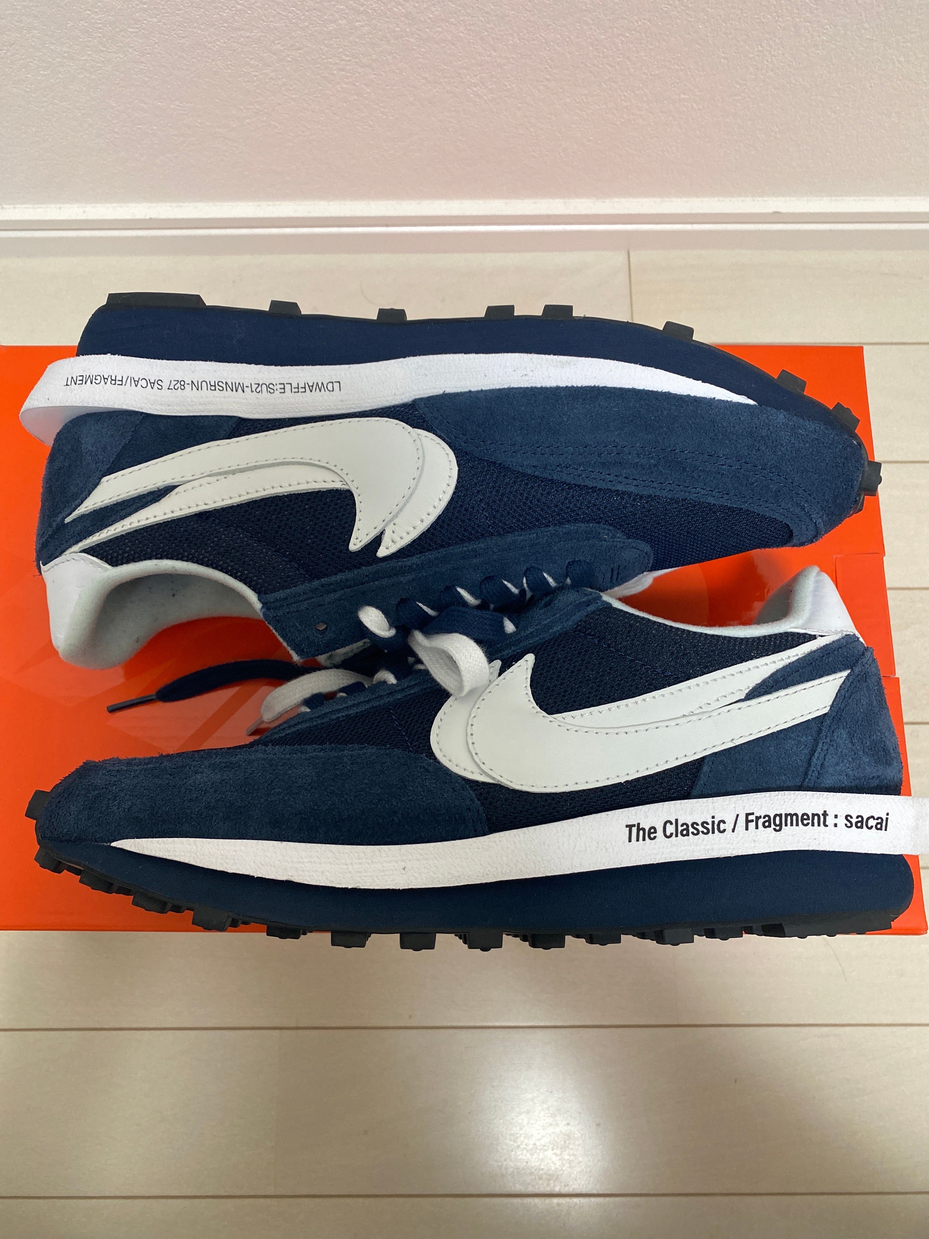 Fragment × sacai × Nike LD Waffle "Blackended Blue"