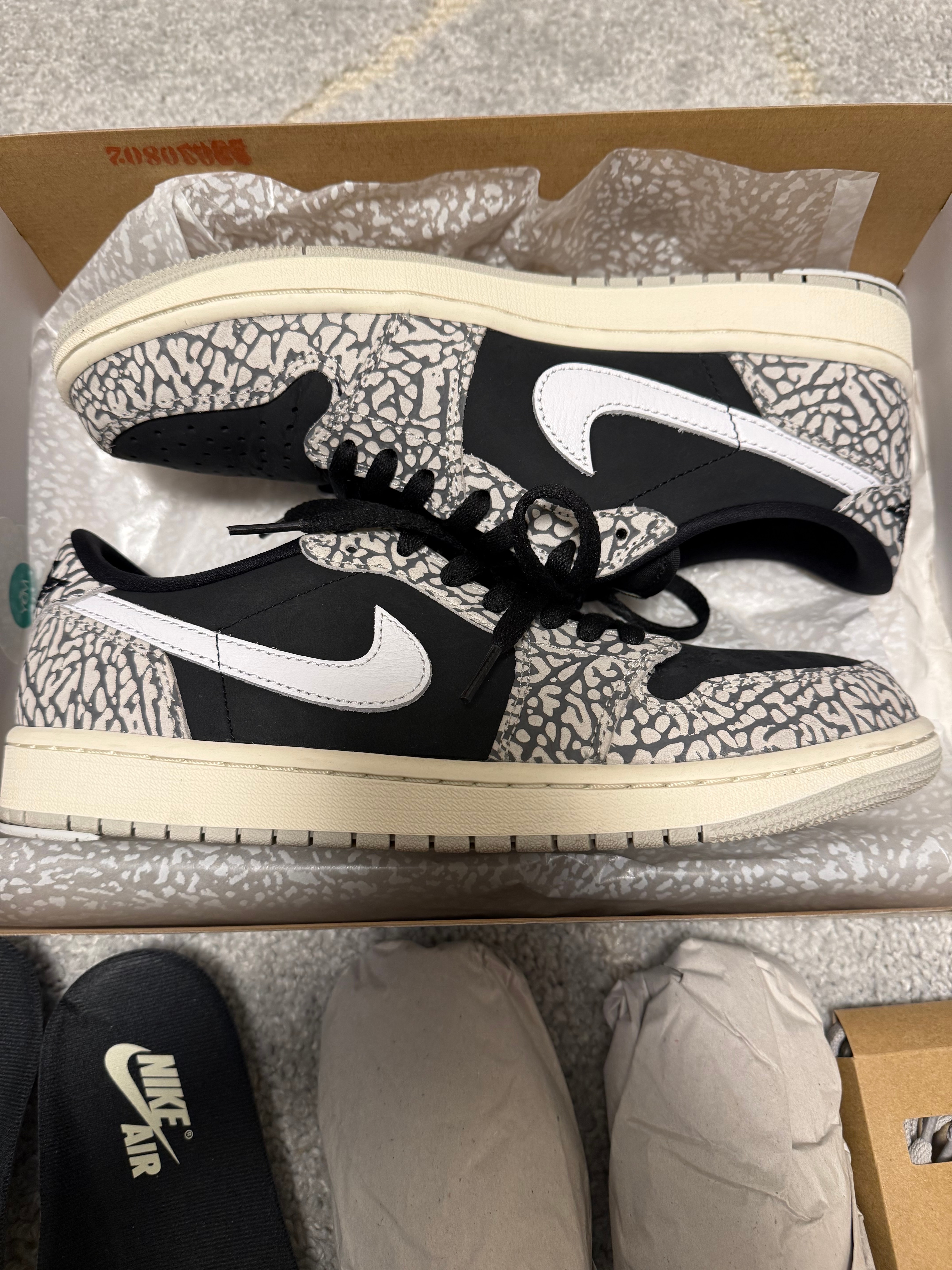 Nike Air Jordan 1 Retro Low OG "Black Cement"