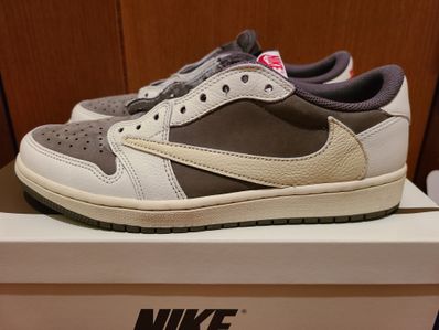 Travis Scott × Nike Air Jordan 1 Low OG SP "Reverse Mocha/Sail and Ridgerock"
