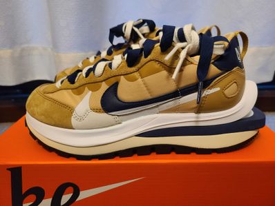 Sacai × Nike Vapor Waffle "Sesame And Blue Void"