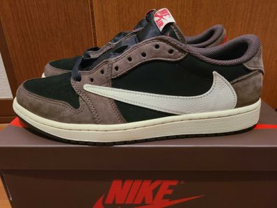 Travis Scott × Nike Air Jordan 1 Low OG SP-T "Black/Dark Mocha"