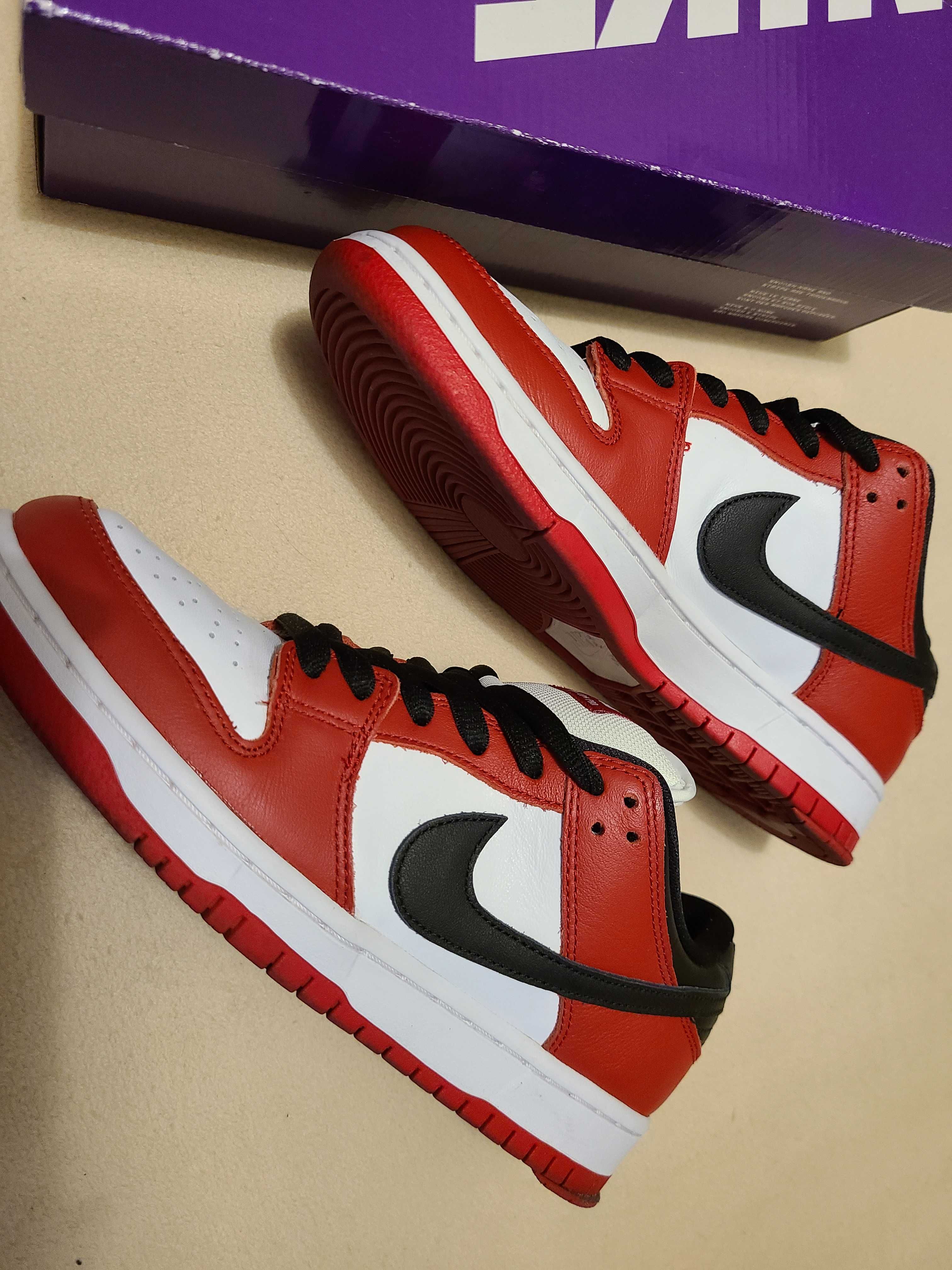 Nike SB Dunk Low Pro "J-Pack Chicago/Varsity Red and White"