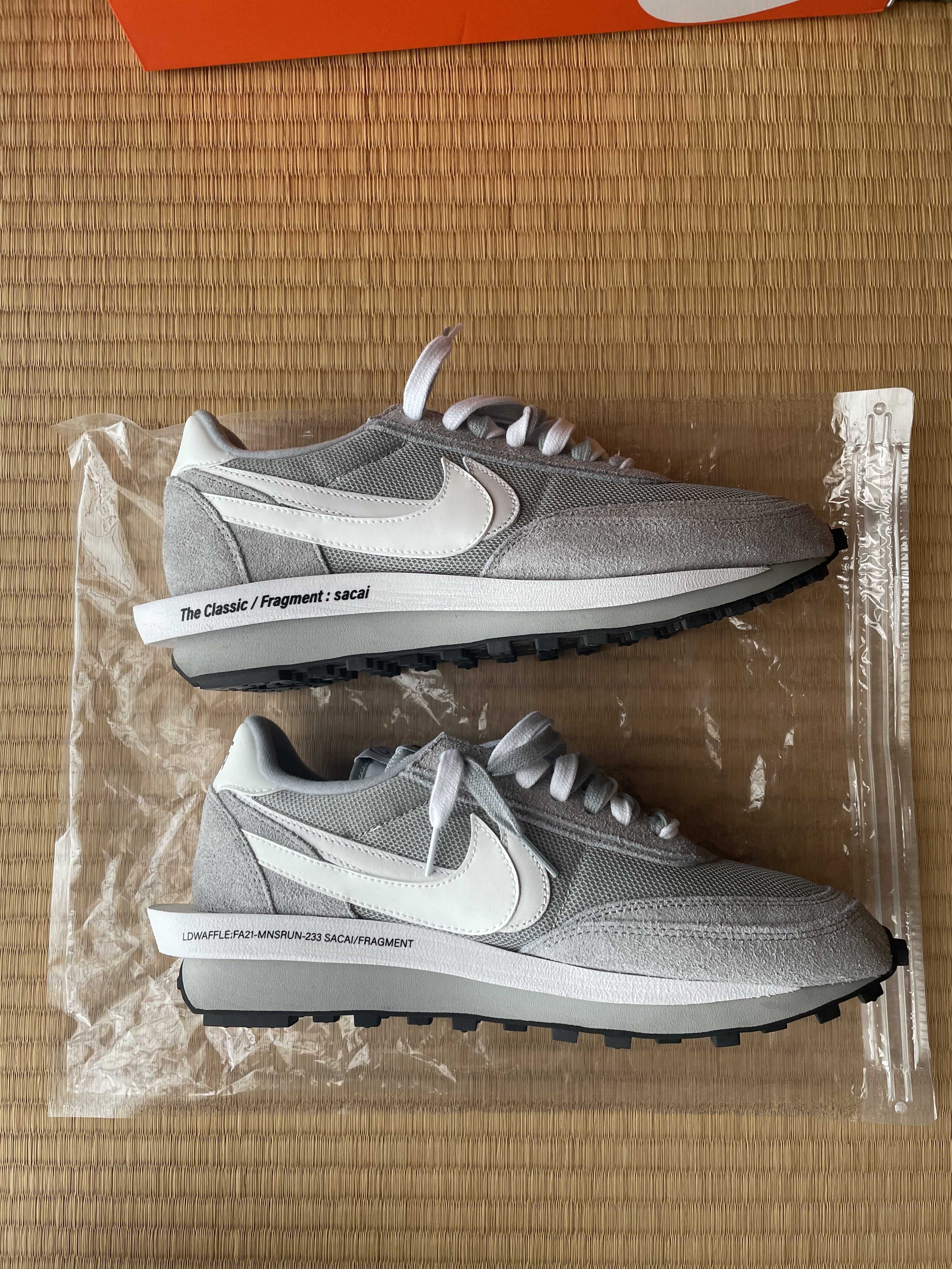 Fragment × sacai × Nike LD Waffle "Light Smoke Grey"