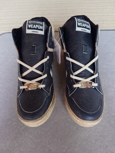 DAIRIKU × Converse Weapon Hi "Black/White"