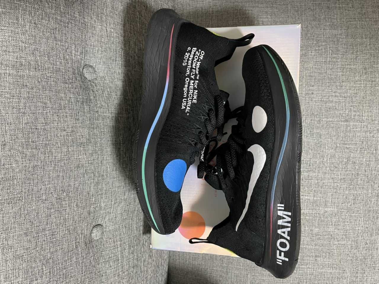 Off-White × Nike Zoom Fly Mercurial Flyknit "Black/White/Volt"