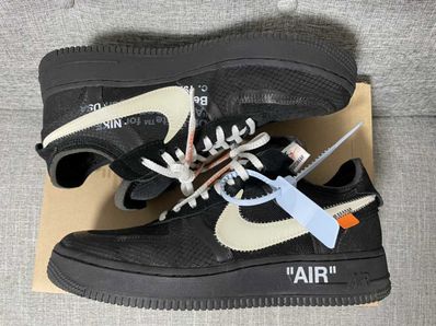 Off-White × Nike Air Force 1 Low "Black"