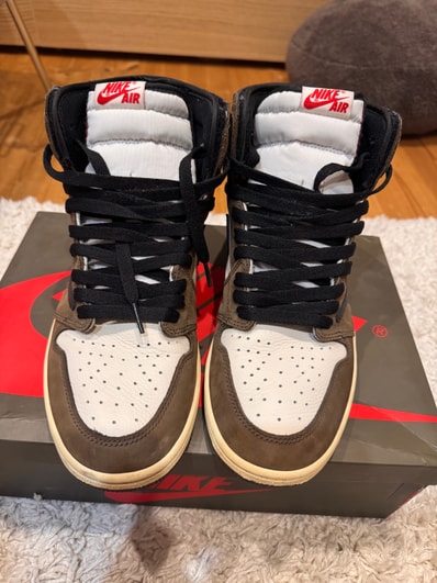 Travis Scott × Nike Air Jordan 1 Retro High OG TS SP "Sail/Dark Mocha"