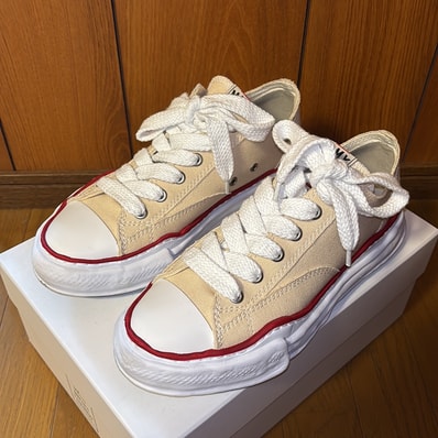 Maison MIHARA YASUHIRO PETERSON OG Sole Canvas Low-top Sneaker "Natural"