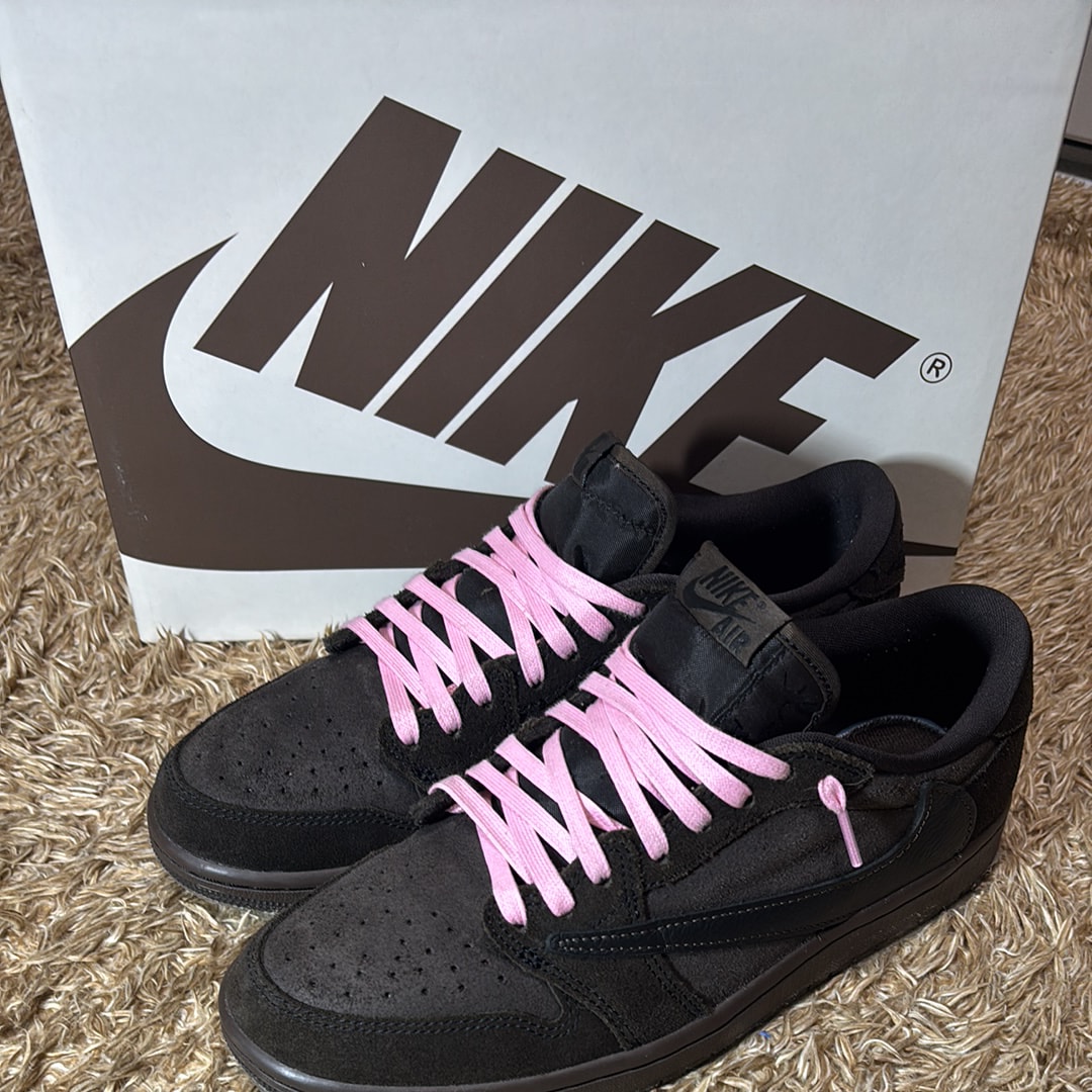 Travis Scott × Nike Air Jordan 1 Low OG SP "Velvet Brown and Dark Mocha"