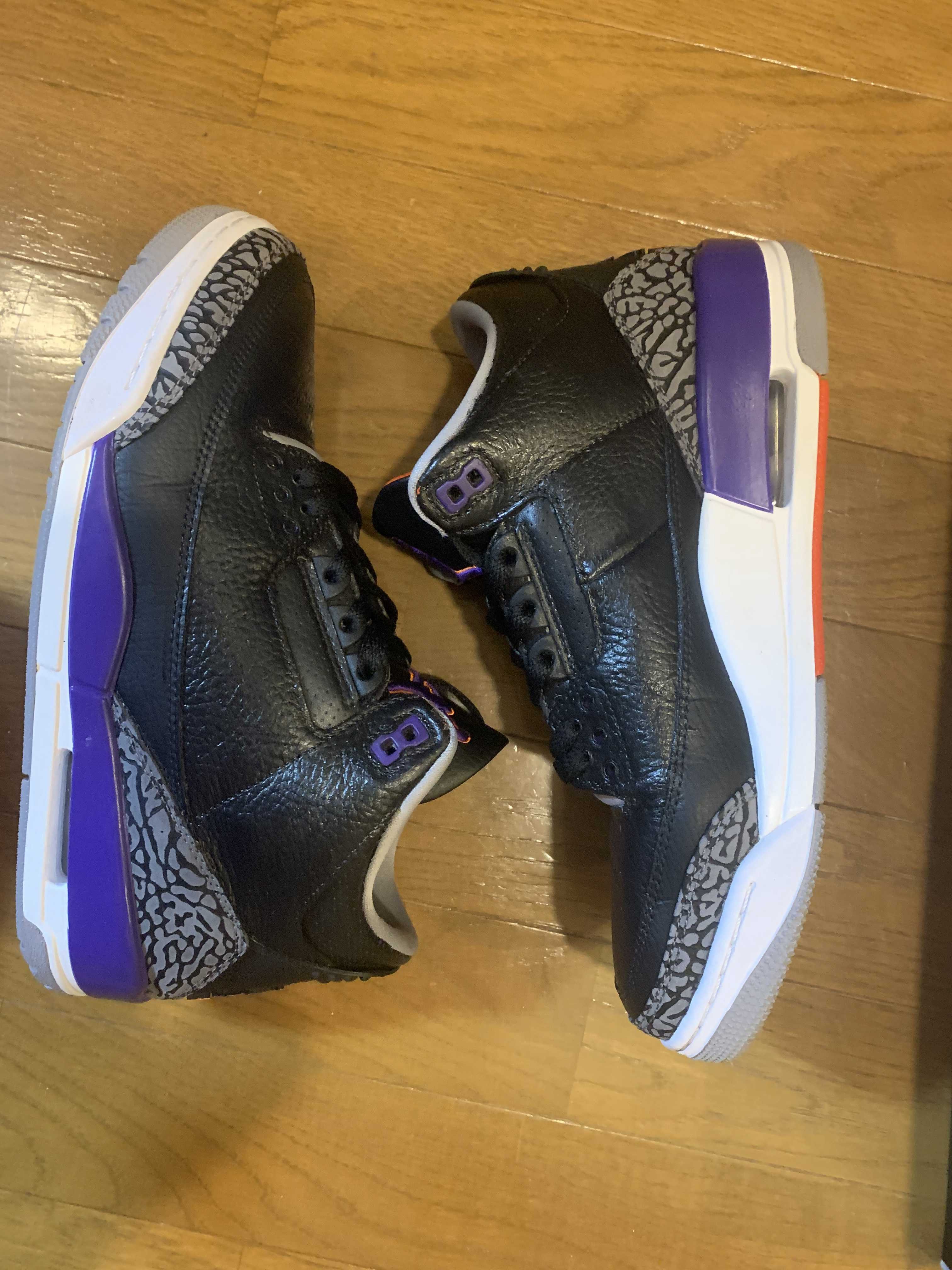 Nike Air Jordan 3 Retro "Black/Court Purple"