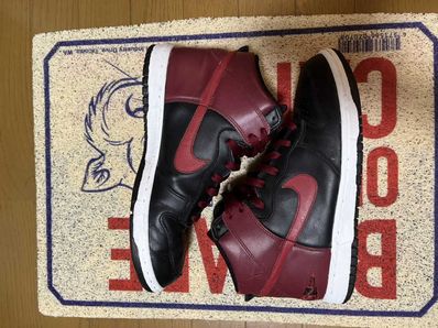 Nike Dunk High "Red Acid Wash"