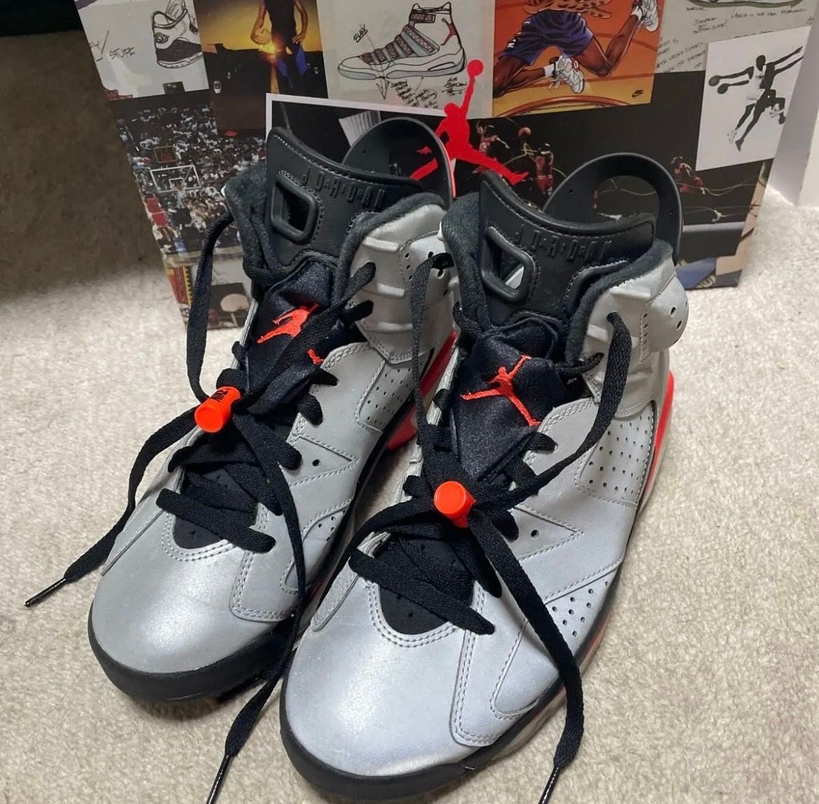 Nike Air Jordan 6 Reflective "Infrared"