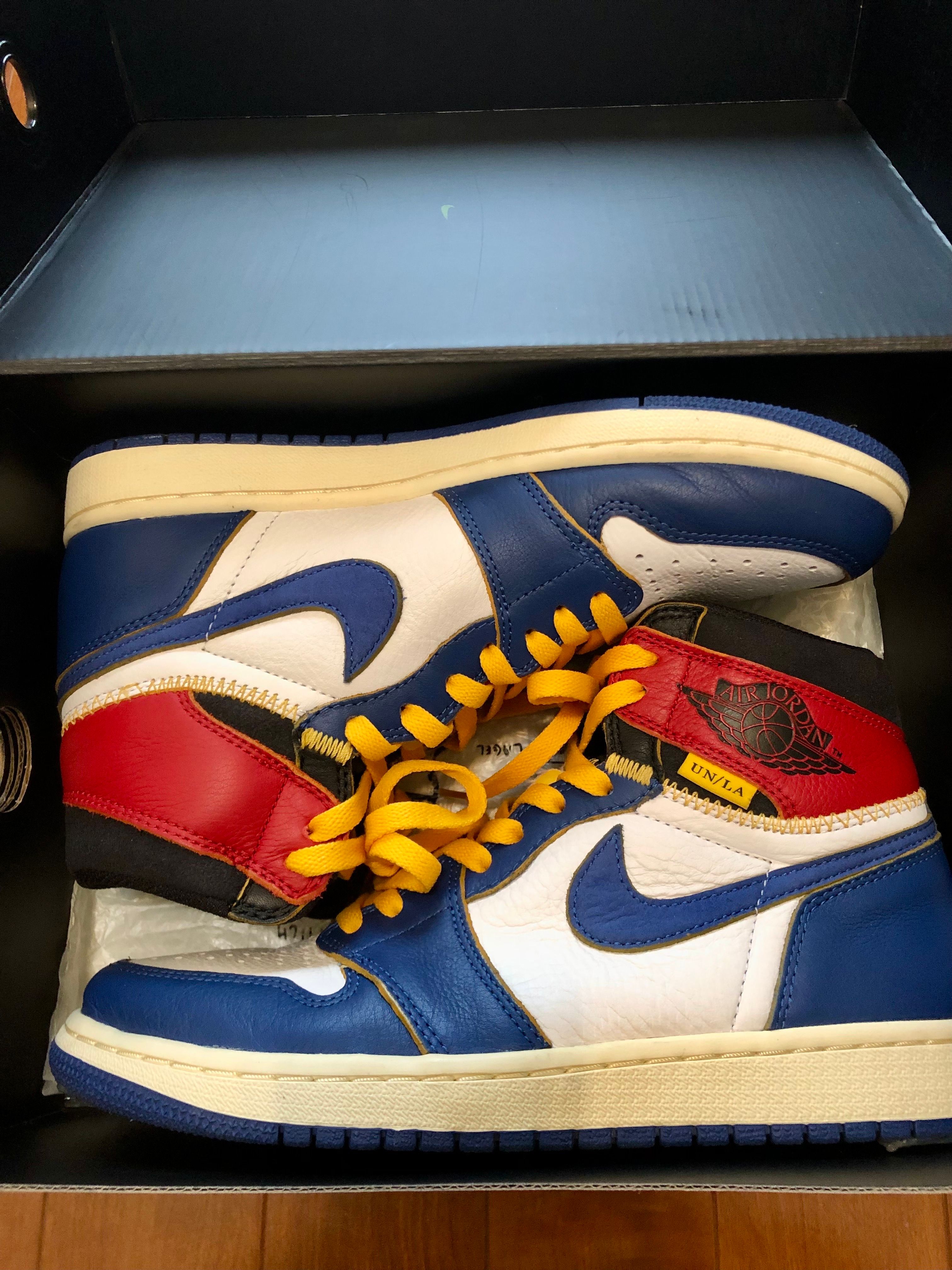 Union × Nike Air Jordan 1 Retro High OG NRG "Storm Blue/Varsity Red"